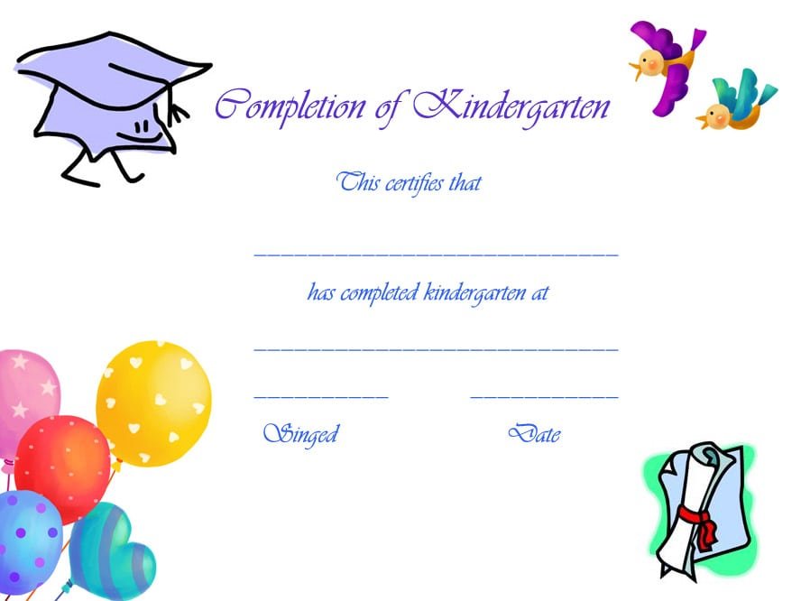 Kindergarten Graduation Invitation Printable