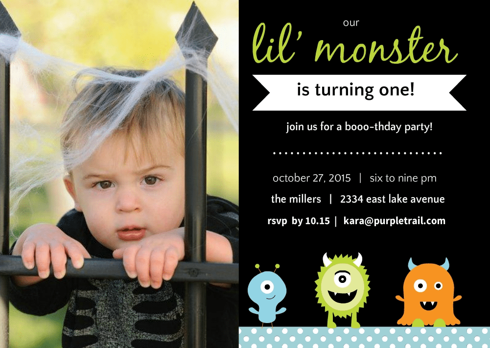 1st Birthday Party Invitations