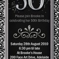 50th Birthday Invitation Template Free