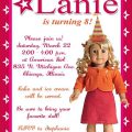 American Girl Birthday Invitation Pritables