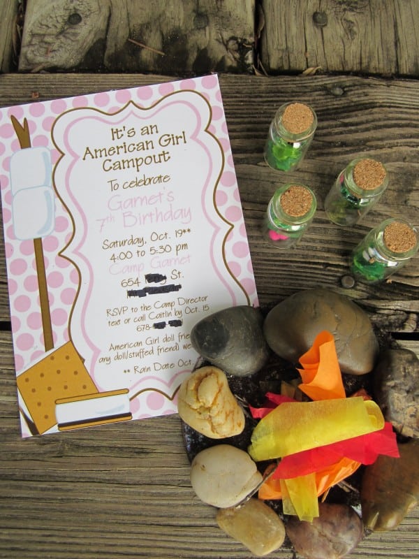American Girl Invitation Wording