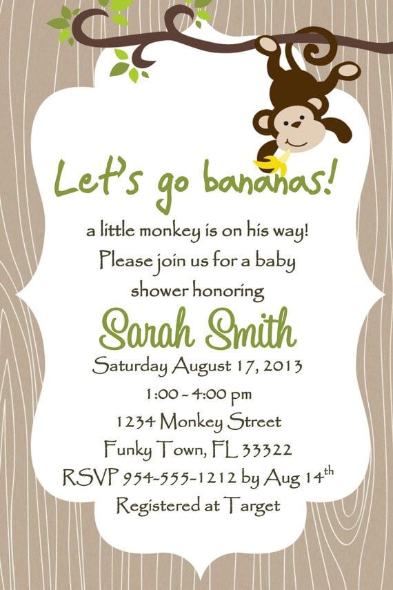 Baby Shower Invitation Template For A Boy