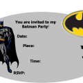 Batman Party Invitation