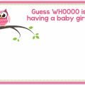 Blank Baby Shower Invitation