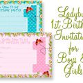 Blank Birthday Invitation Template Free