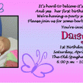 Boy First Birthday Invitation