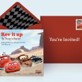 Cars Birthday Invitation