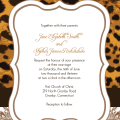 Cheetah Print Invitation Template Free
