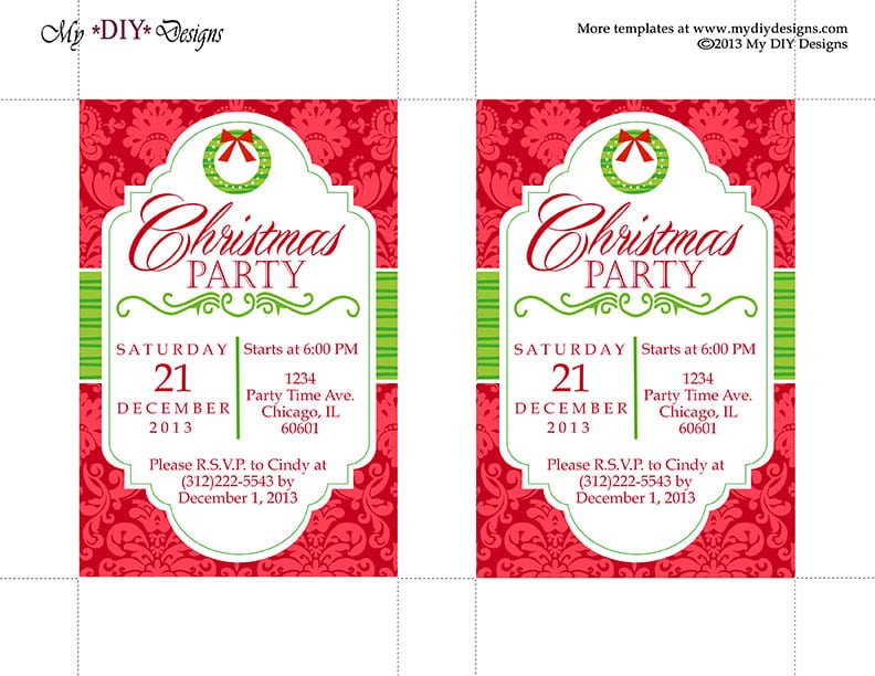 christmas-invitation-template