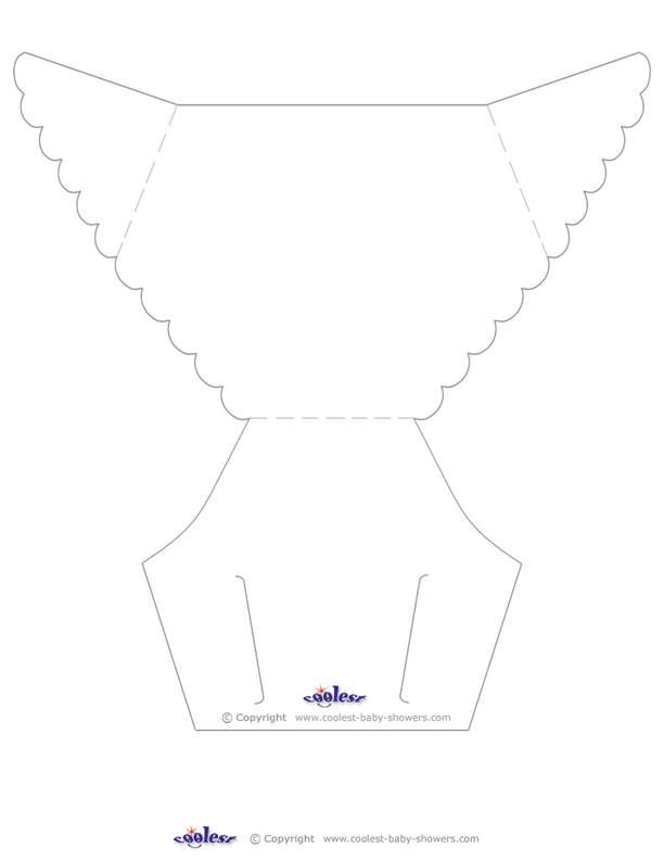 Diaper Invitation Template