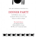 Dinner Invitation Template