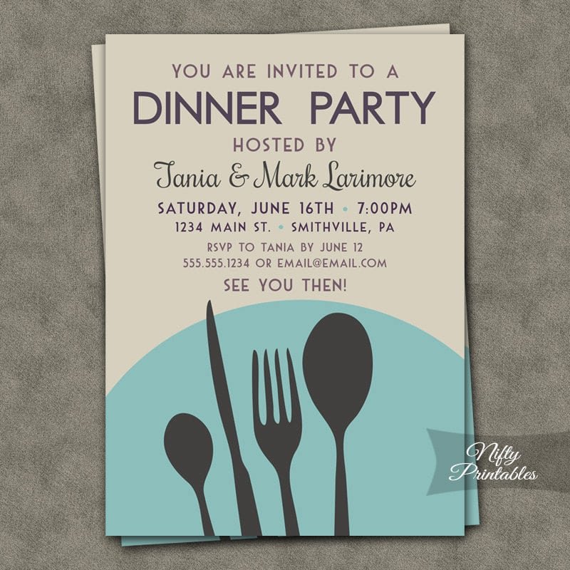 Dinner Party Invitation