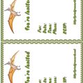 Dinosaur Party Invitation Template