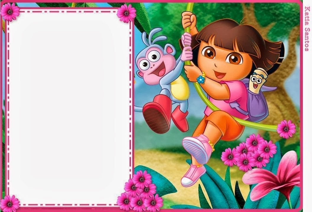 Dora The Explorer Invitation Template