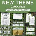 Free Army Birthday Party Invitation Template