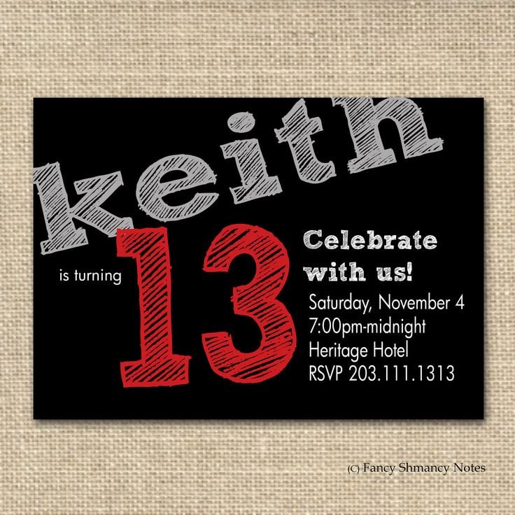 Free Boy Birthday Invitation Templates