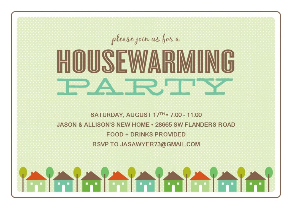 Free Housewarming Invitation Template