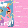 Free Invitation For A Pajama Party