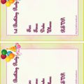 Free Printable Birthday Invitation For Boys