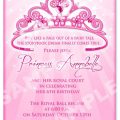 Free Princess Birthday Invitation Template
