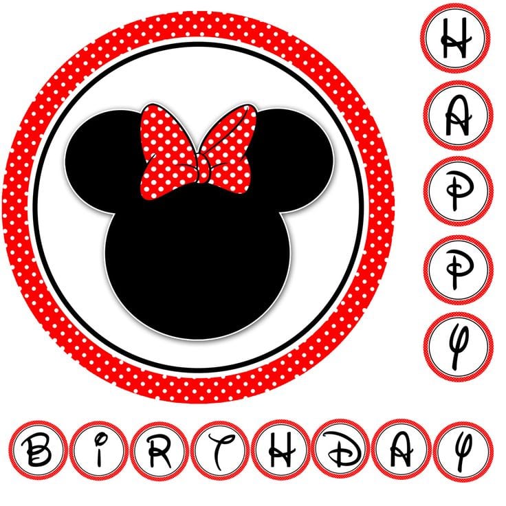 Free Printable Red Minnie Mouse Invitation