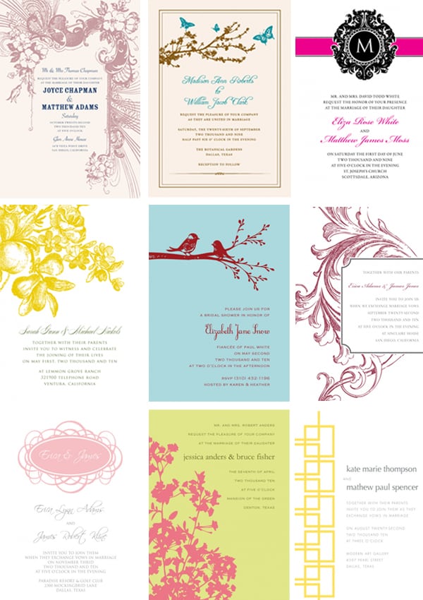 Free Printable Wedding Invitation Templates Download
