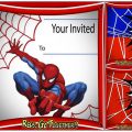 Free Spiderman Birthday Invitation Printable