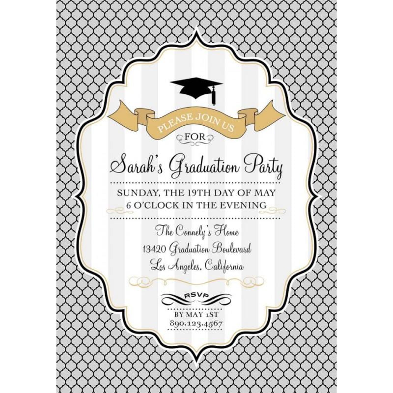 Graduation Invitations Free Templates 2014
