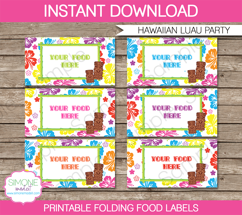 Hawaiian Invitations Printable Free