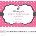 Hello Kitty Invitation
