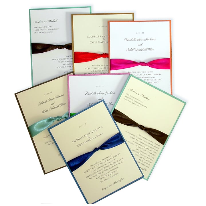 Homemade Wedding Invitation Kits