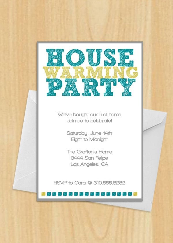 Housewarming Party Invitation Wording