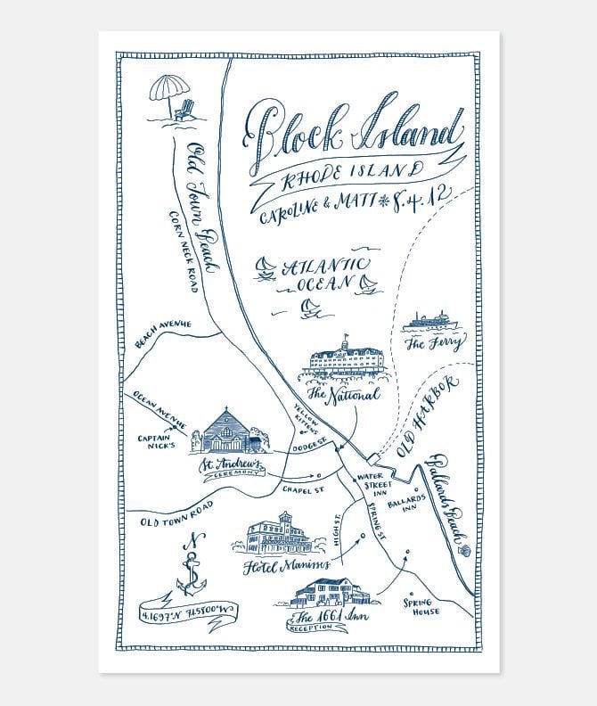 How To Print Little Maps For Invitations
