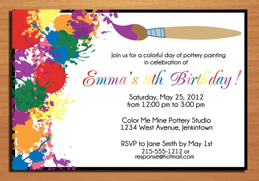 Invitation Party Card Image