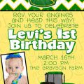 John Deere Birthday Invitation