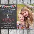 Joint Bday Lego Birthday Invitation