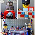 Lego City Party Invitation