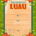 Lua Party Invitation Downloads