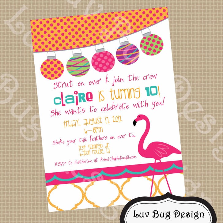 Luau Retirement Invitation