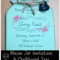 Mason Jar Invitation Template