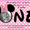 Minnie Mouse Invitation Birthday