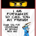 Ninjago Party Invitation Template
