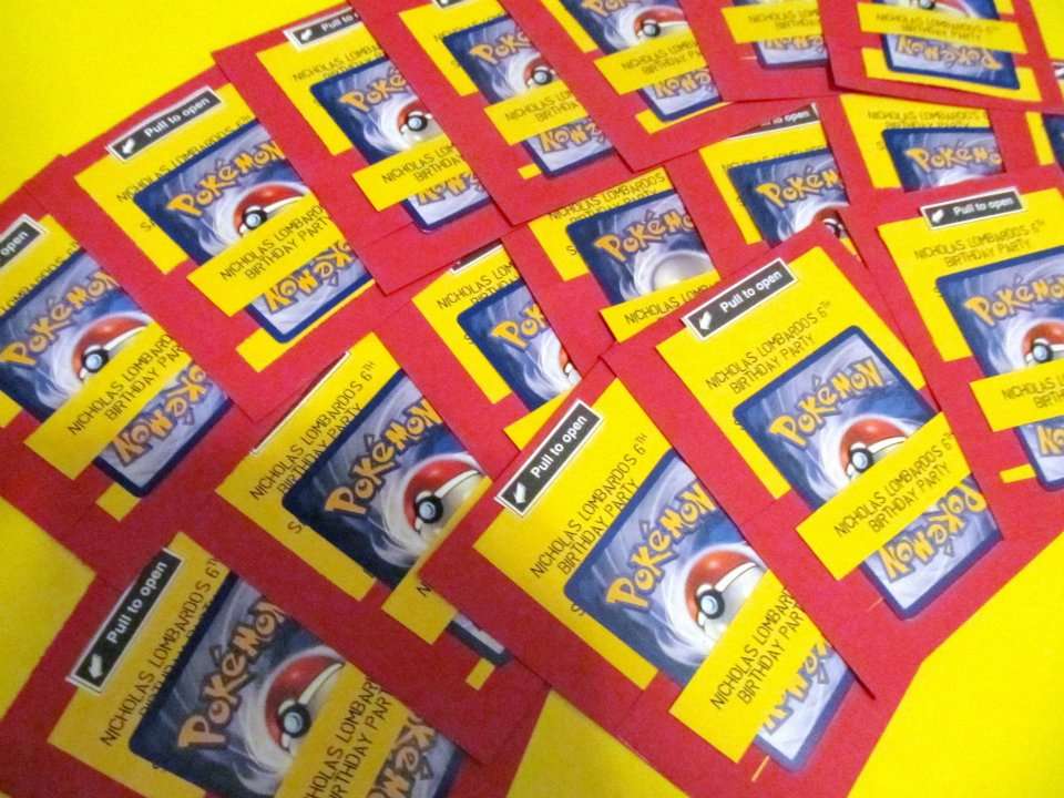 Pokemon Birthday Party Invitations Printable