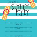 Pool Party Invitation Template Free