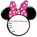 Printable Minnie Mouse Invitation