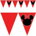 Red Minnie Mouse Invitation