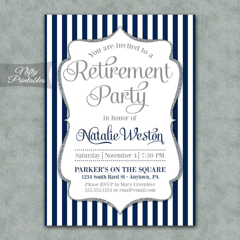 Retirement Invitation Free Printable