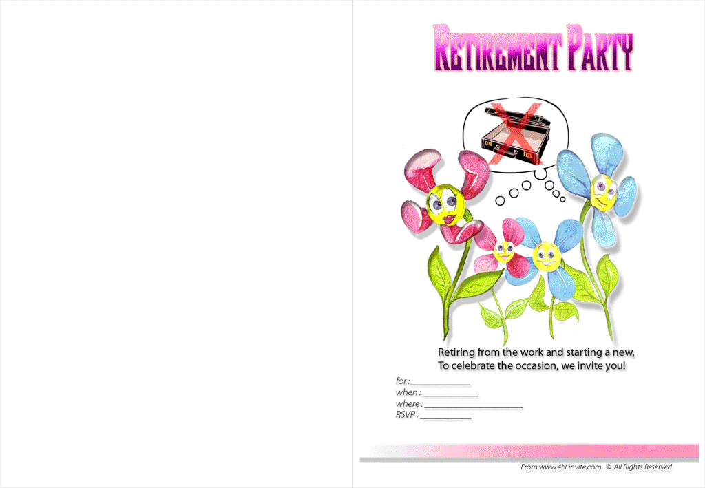 Retirement Party Invitation Wording Free