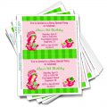 Strawberry Shortcake Invitation Baby