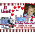 Thomas The Train Birthday Invitation